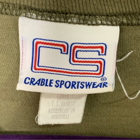 Vintage Crable Sportswear University of Notre Dame Embroidered T-Shirt - Picture 11 of 11